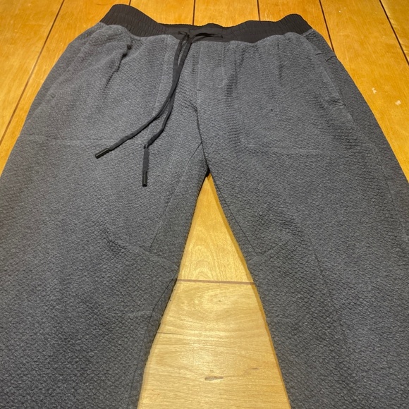 Lululemon At Ease Joggers Grey Double Knit Size Large - Picture 1 of 16